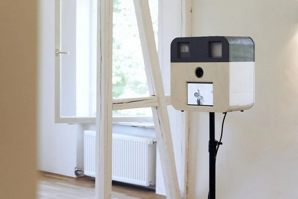 Totem de fotos instantâneas